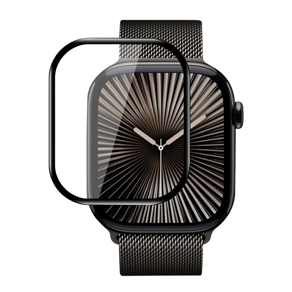 Levně Blueo ochranná fólie s lokátorem Apple Watch 10 42mm 11 42mm černá