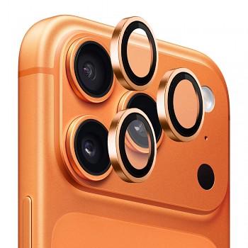 Blueo kovový rámeček objektivu iPhone 17 Pro 17 Pro Max oranžová"