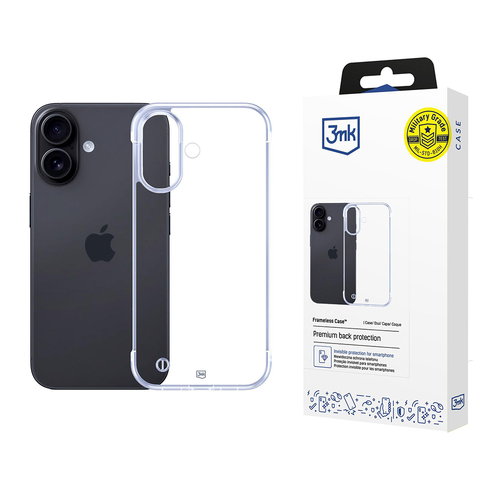 Levně 3mk Just20g průhledné pouzdro pro iPhone 17
