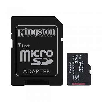 Kingston Memory Card Industrial SDCIT2/32GB MicroSDHC 32GB U3 V30 A1 černá