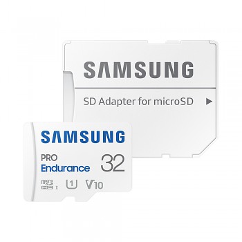 Samsung paměťová karta PRO Endurance MicroSDXC 32GB adaptér pro dohled