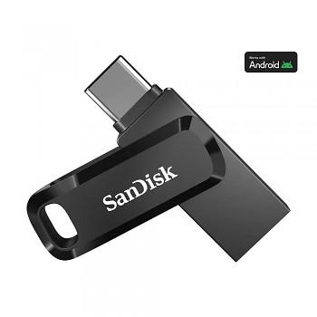 SanDisk Ultra Dual Drive Go USB Type-C 256GB 400MBs černý