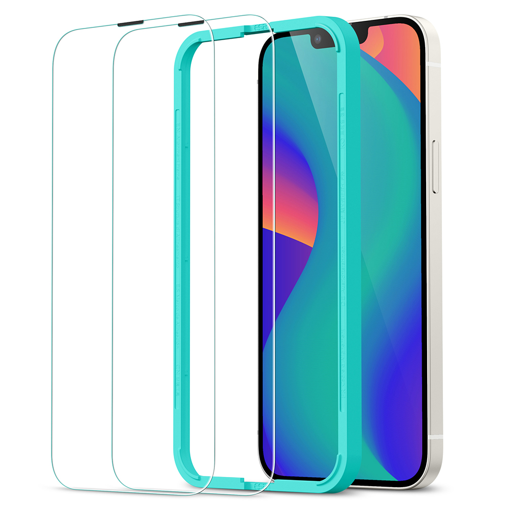 ESR tvrzené sklo UltraFit 2 kusy pro iPhone 16 Pro iPhone 17 průhledné