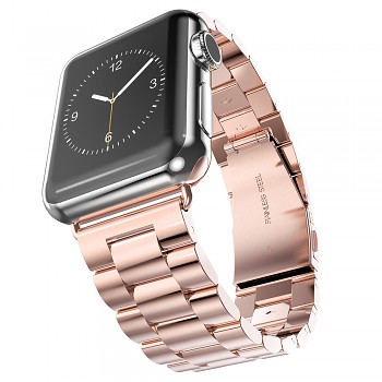 Techsuit řemínek W036 pro Apple Watch 42 44 45 46 49mm růžový