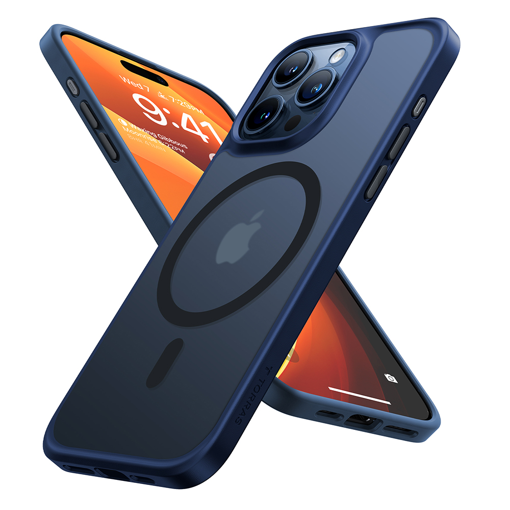Levně Torras Guardian Magnetic Series iPhone 15 Pro Max tmavě modrá