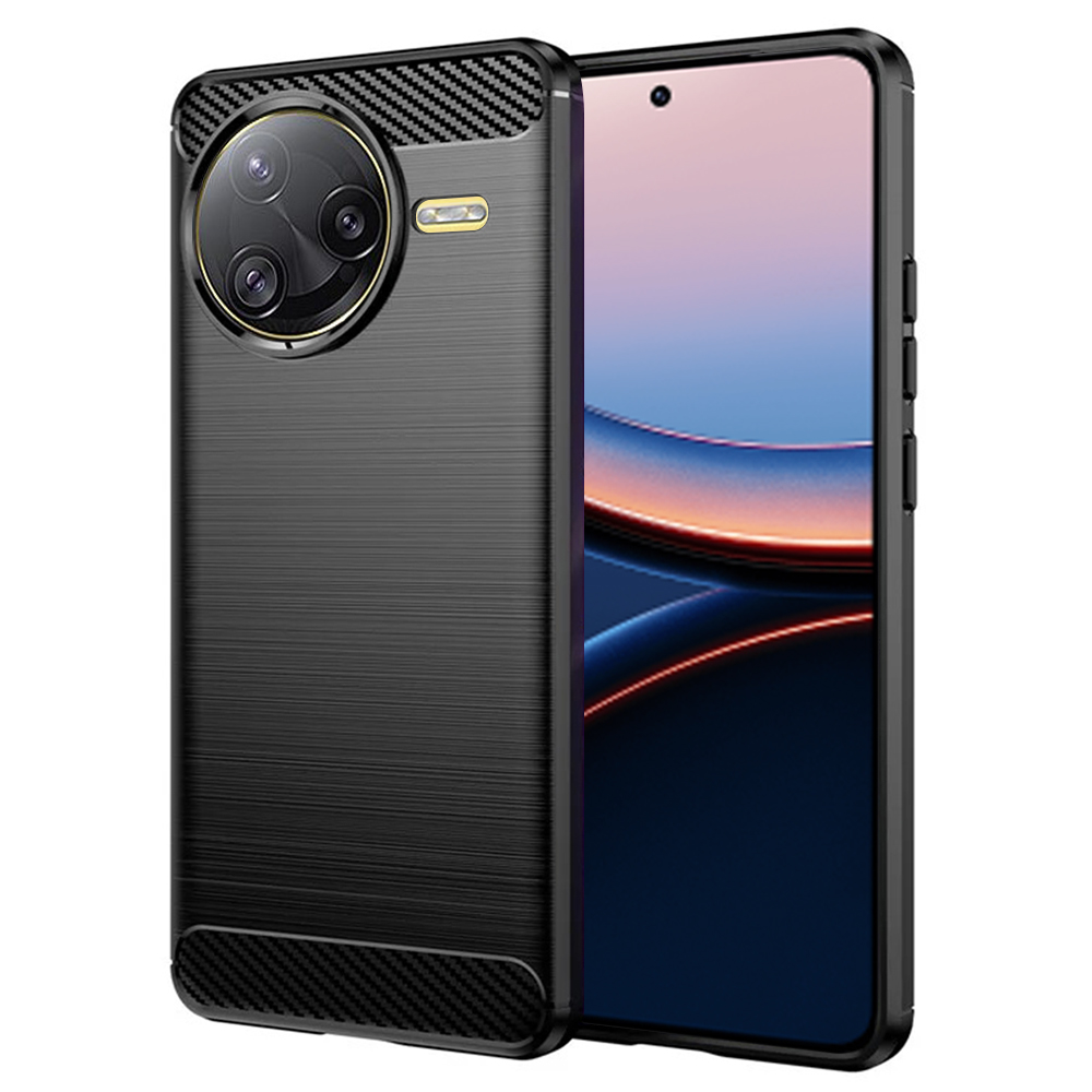 Levně Techsuit Carbon Silicone Xiaomi Poco F7 Ultra černý kryt