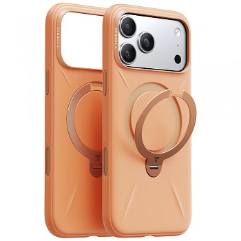 Torras QPRO Silicone Series iPhone 17 Pro oranžový
