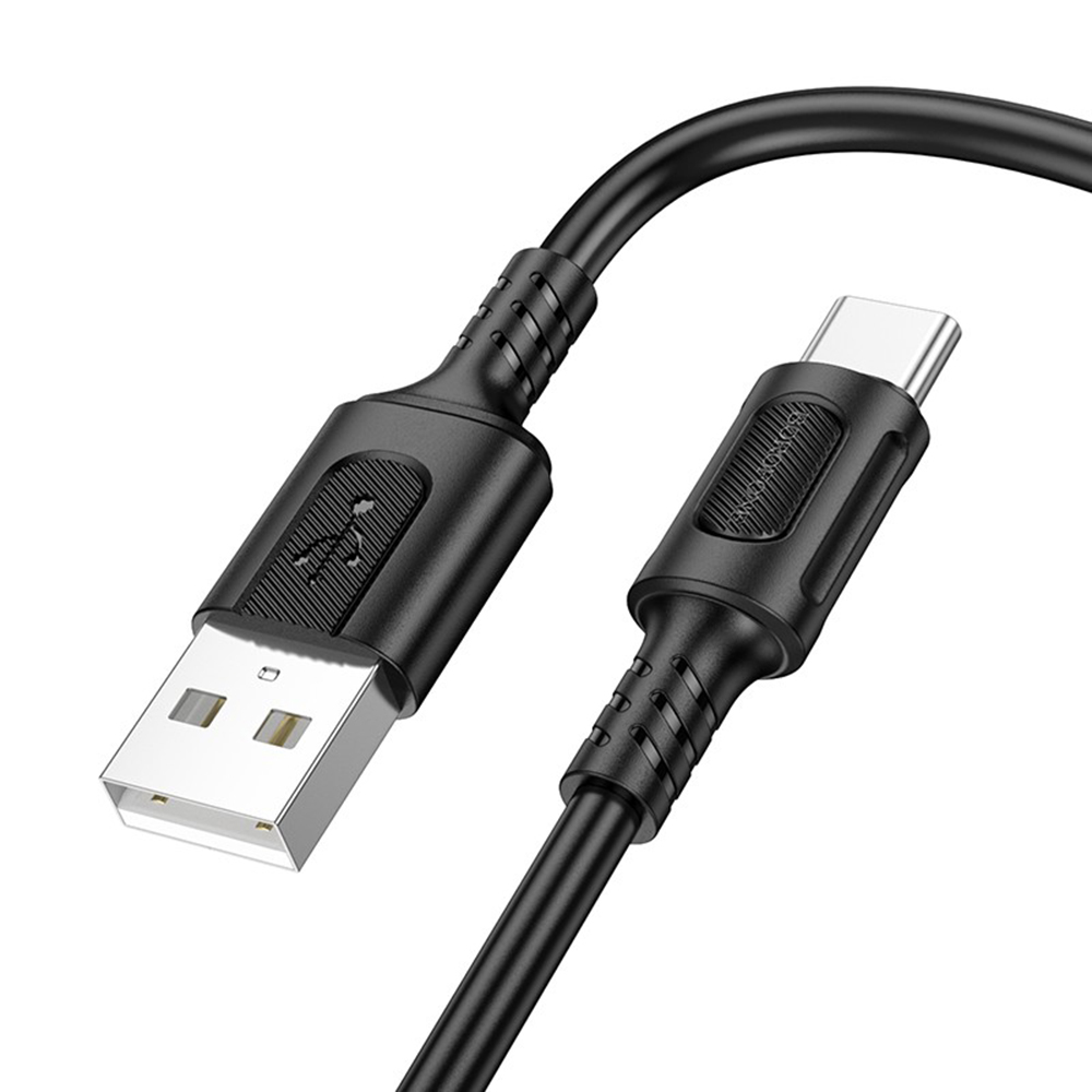 Levně Borofone datový kabel Feliz Series BX111 USB na Type-C 60W 1m černý