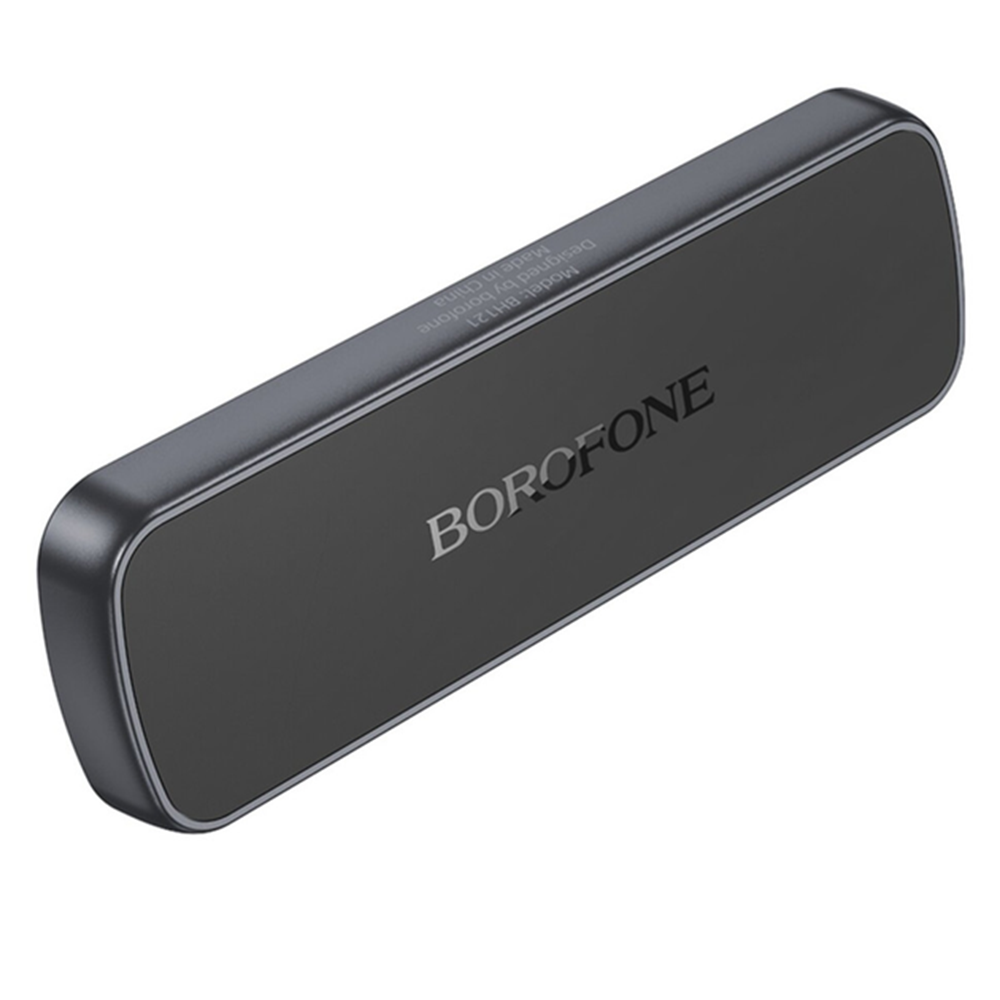 Levně Borofone BH121 magnetický držák do auta na palubní desku 4.5–7 palců černý šedý