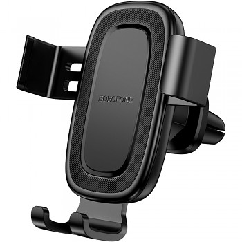 Borofone gravitační držák do auta BH129 do ventilace pro 6.1–7" černý