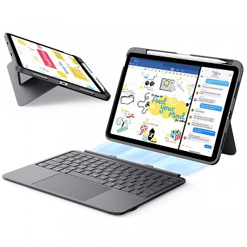 ESR Flex Keyboard Case pro iPad Air 4 5 11 tmavě šedá