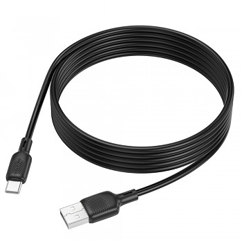 Borofone datový kabel Lenny Series BX113 USB na Type-C silikonový 3A 2m černý