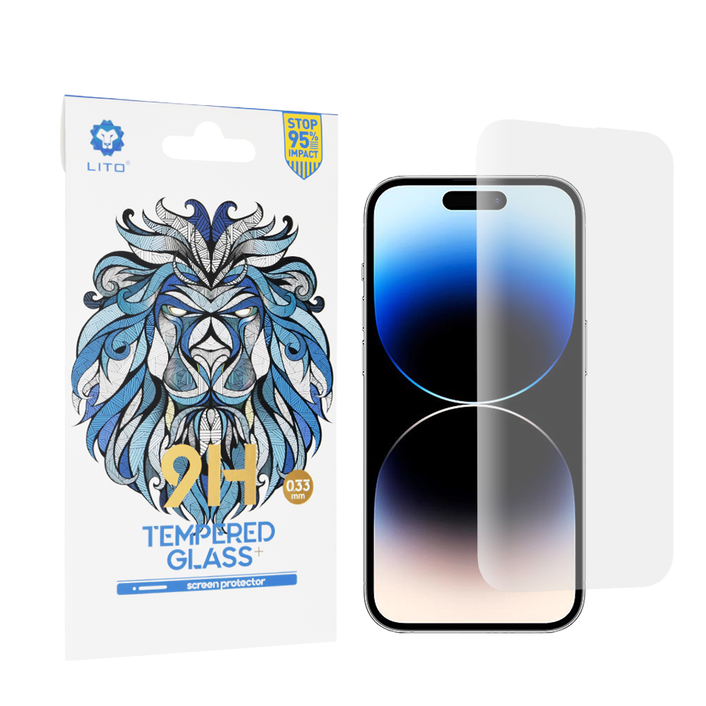 Levně Lito 2.5D Classic Glass pro iPhone 14 Pro čiré