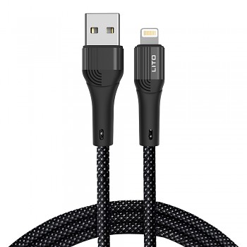 Lito datový kabel LD14 USB na Lightning 1m černý