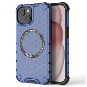 Techsuit HoneyComb Shield MagSafe pro iPhone 14 modrý