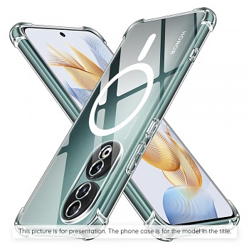 Techsuit Shockproof Clear Silicone MagSafe Xiaomi 17 čirý