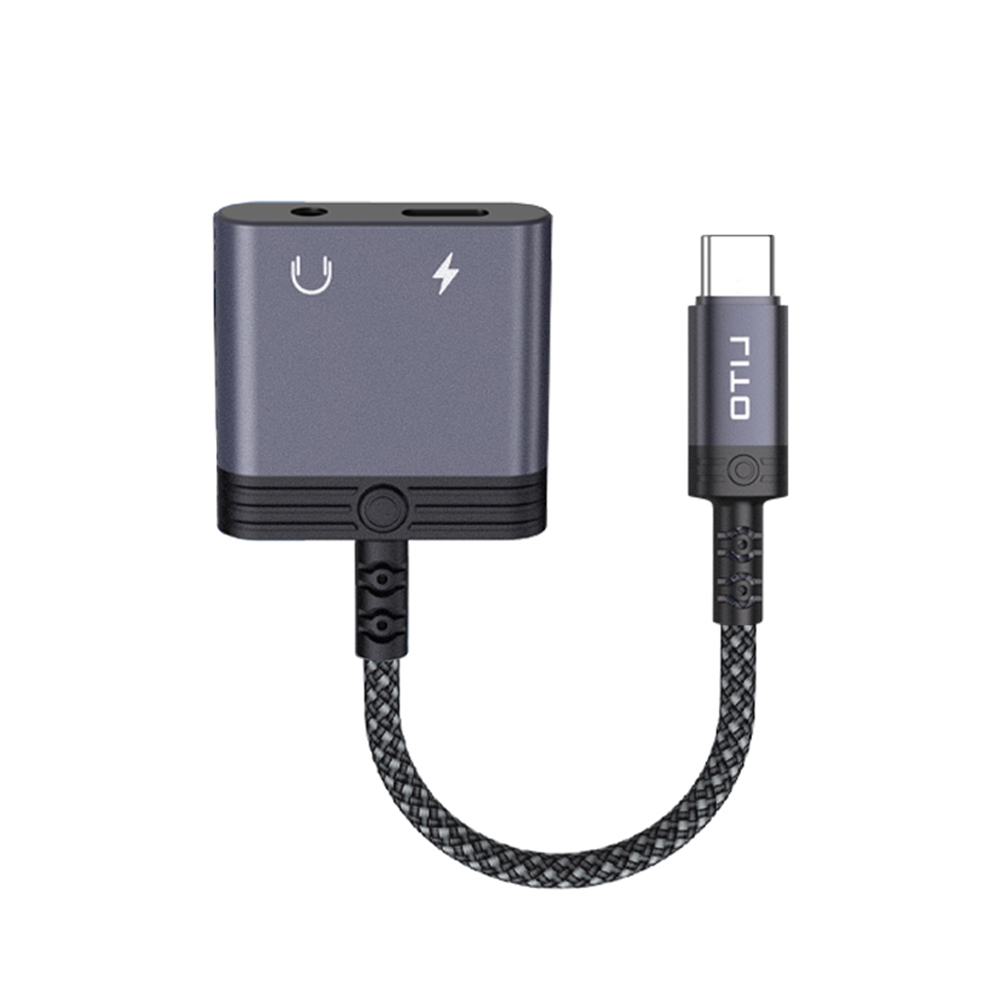 Lito audio adaptér LA04T USB-C na jack 3,5 mm černý
