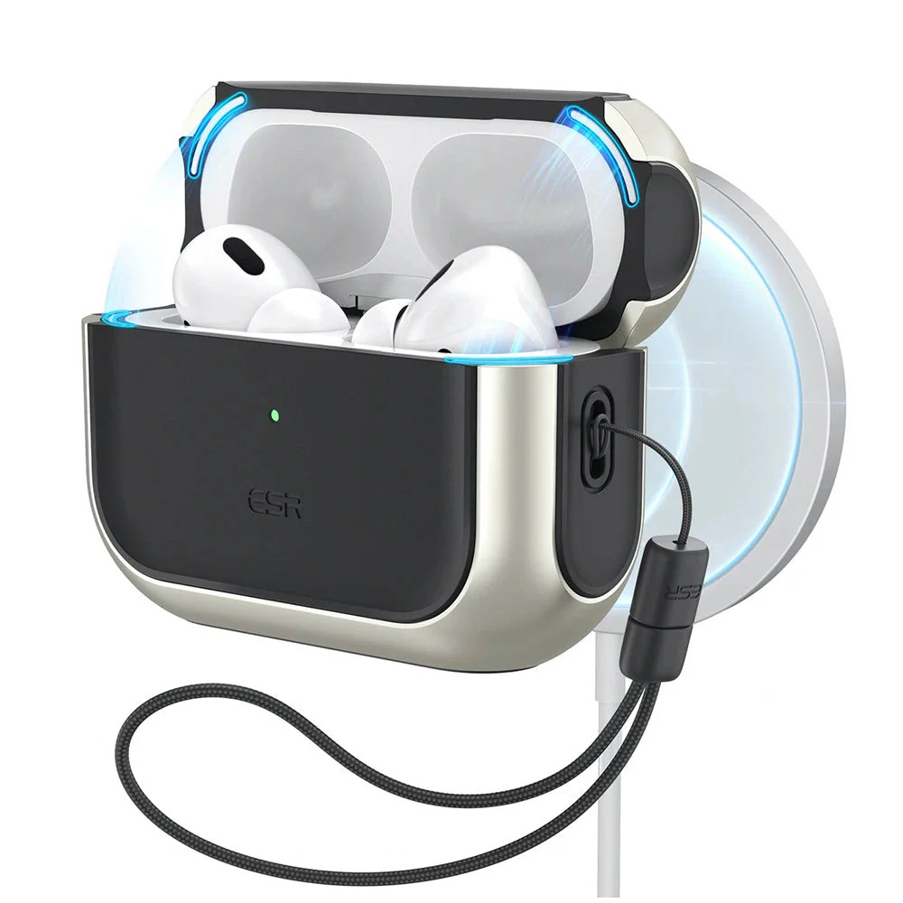Levně ESR Orbit Hybrid HaloLock pro Apple AirPods Pro 3 titan