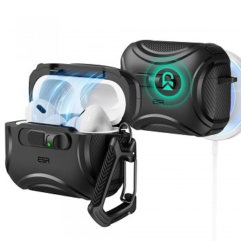 ESR Cyber FlickLock HaloLock pro Apple AirPods Pro 3 černý