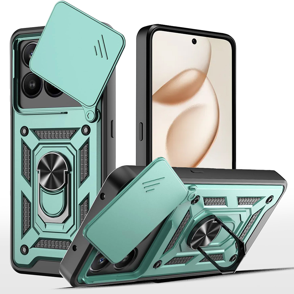 Levně Techsuit CamShield Honor 400 Smart 5G 4G X7d 4G zelený