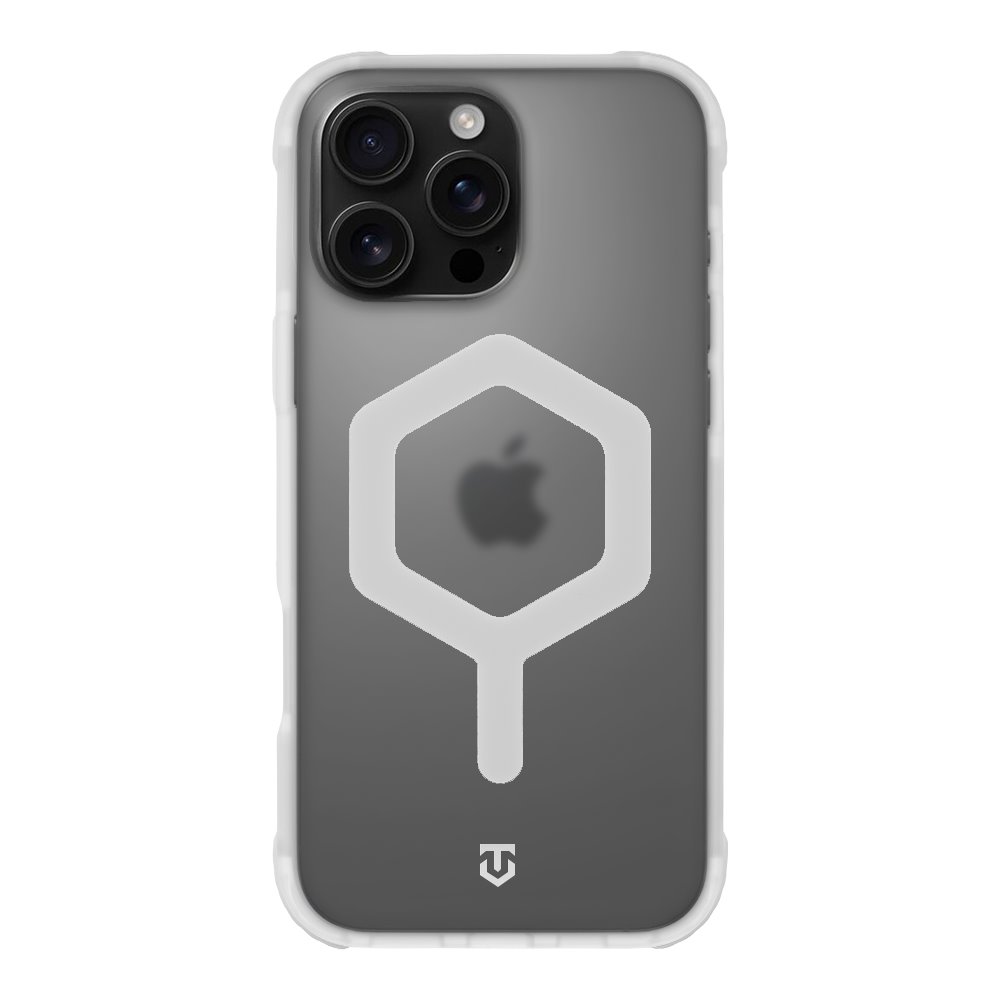 Levně Zadní kryt Tactical MagForce Hexagon pro Apple iPhone 16 Pro Max T-White