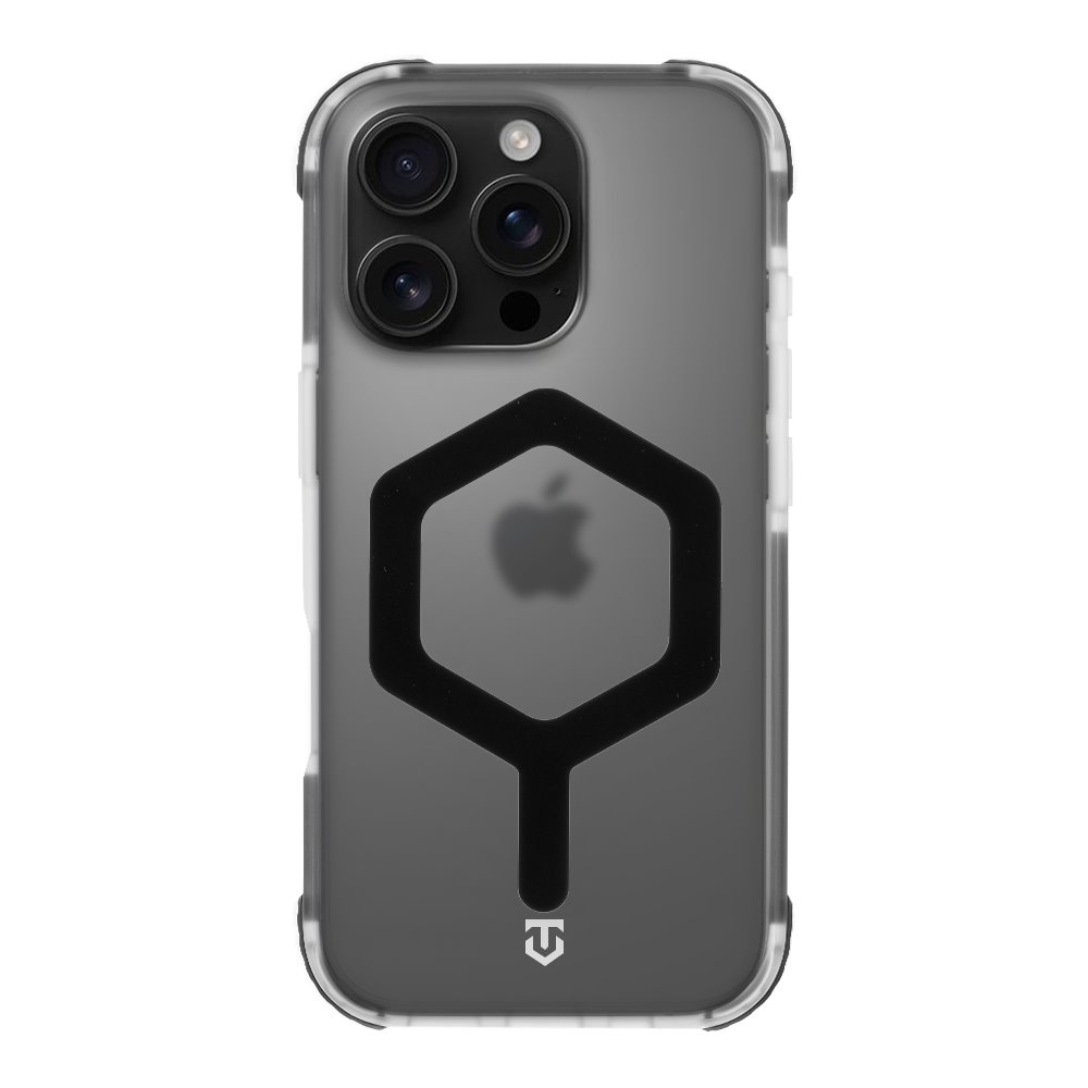 Levně Zadní kryt Tactical MagForce Hexagon pro Apple iPhone 16 Pro T-Black