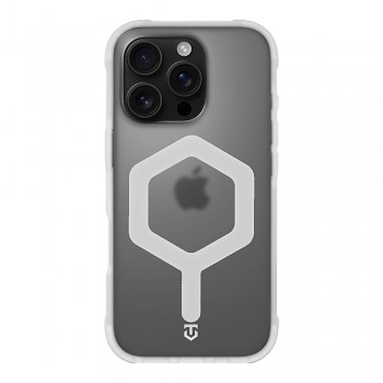 Zadní kryt Tactical MagForce Hexagon pro Apple iPhone 16 Pro T-White