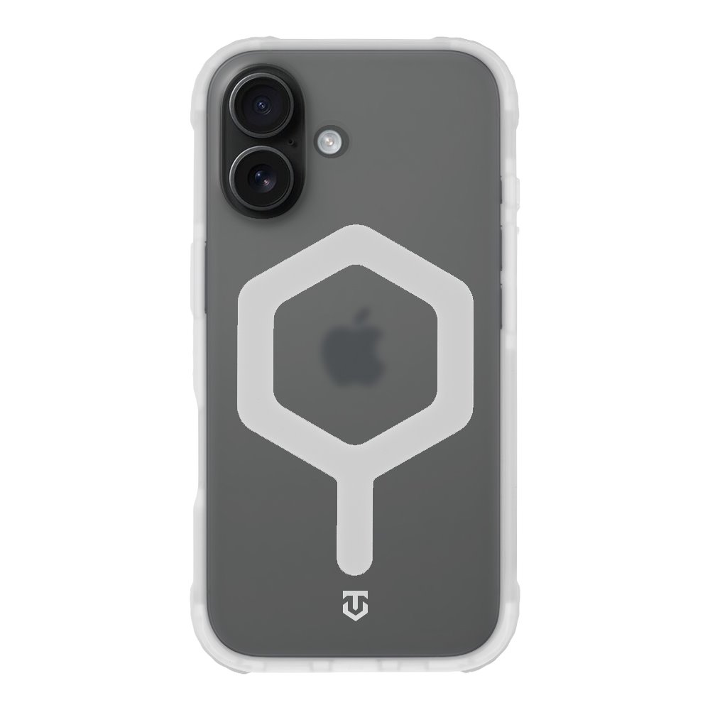 Levně Zadní kryt Tactical MagForce Hexagon pro Apple iPhone 16 T-White