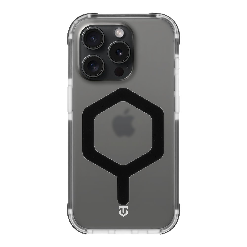 Levně Zadní kryt Tactical MagForce Hexagon pro Apple iPhone 15 Pro T-Black