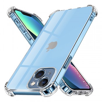 Techsuit Shockproof Clear Silicone kryt pro iPhone 13 průhledný