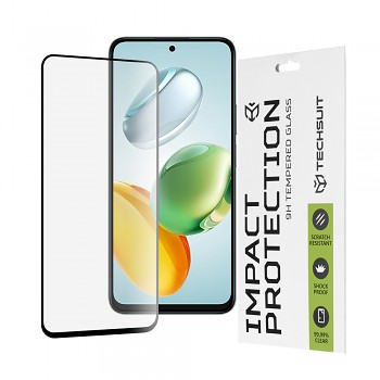 Techsuit 111D full cover full glue sklo Honor 200 Smart X7c černé