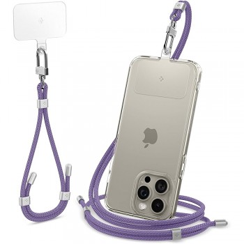 Spigen Universal Holder Link Strap crossbody šňůrka na telefon Deep Purple