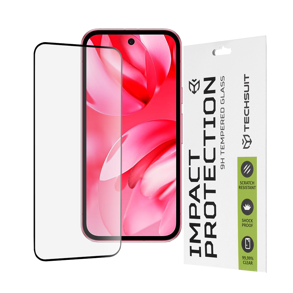 Levně Techsuit 111D full cover full glue sklo pro Google Pixel 9a černé