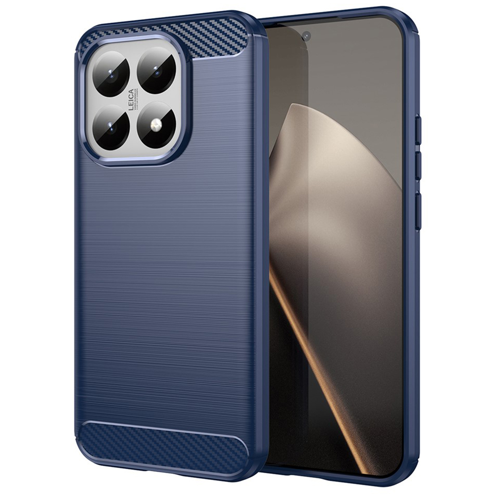 Levně Techsuit Carbon Silicone kryt pro Xiaomi 15T modrý