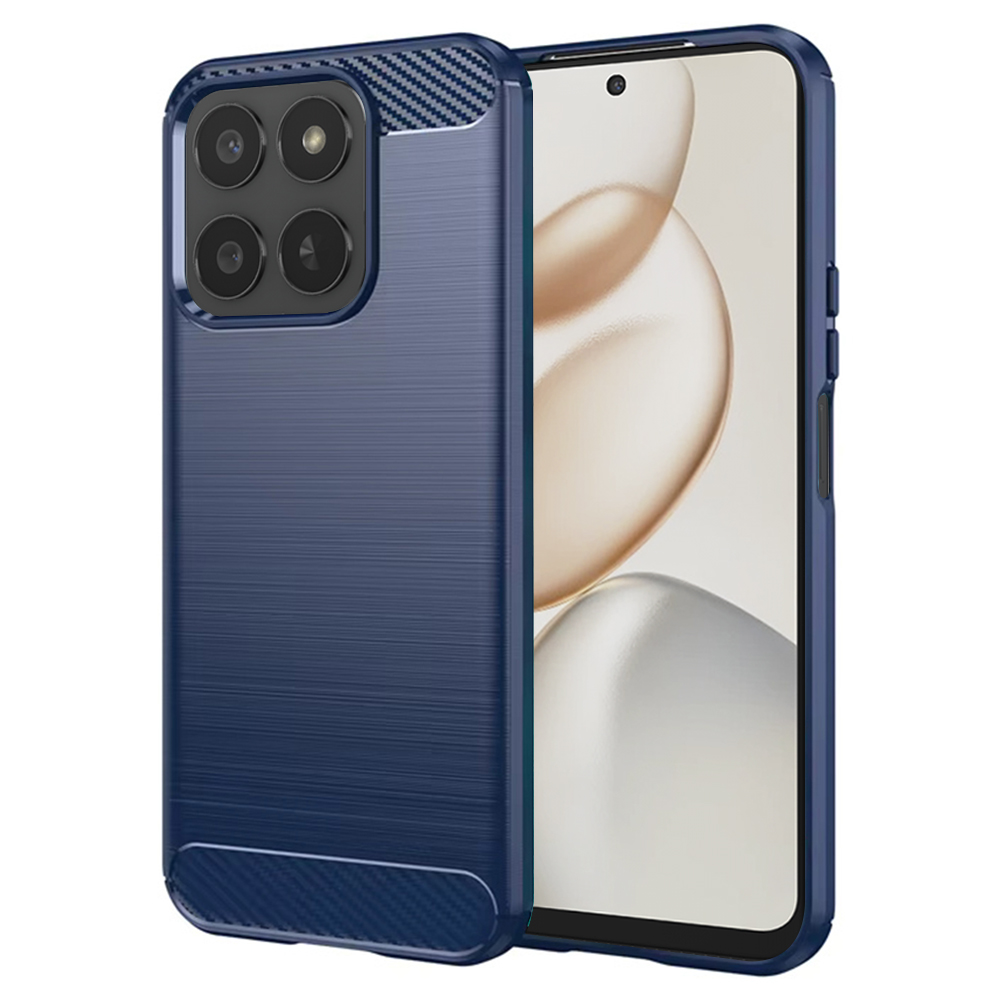 Levně Techsuit carbon silikon pro Honor 400 Smart 5G modrý