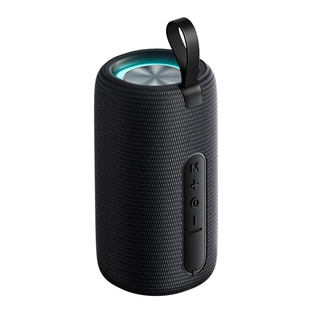 Mcdodo - přenosný bezdrátový reproduktor (BS-1410) - s barevnými světly, Bluetooth V5.3, 1200mAh, IPX4 - černý