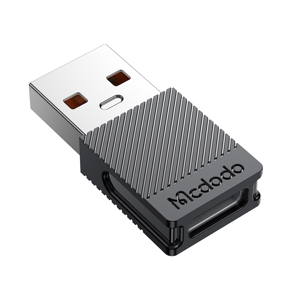 Levně Mcdodo - OTG adaptér (OT-6970) - převodník USB-C na USB 3.0, ultrarychlá synchronizace dat, TPE, 5A - černý