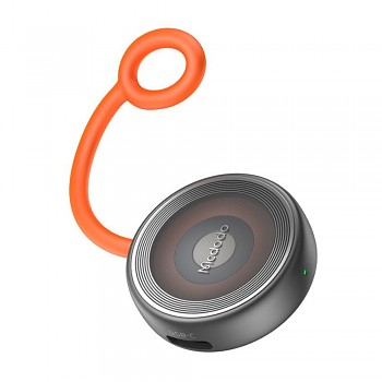 Mcdodo – bezdrátová nabíječka (CH-6840) – pro Apple Watch, duální vstup, 2,5W, silikonové poutko proti ztrátě – černá