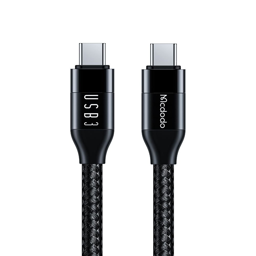 Mcdodo – datový kabel (CA-7132) – USB-C na USB-C, 100W, 10Gb/s, 4K@60Hz, 5A, 1.2m – černý
