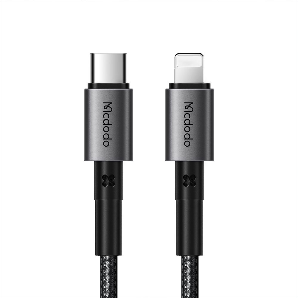 Levně Mcdodo – datový kabel (CA-2850) – Type-C na Lightning, rychlé nabíjení PD, 3A, 36W, 1,2m – černý