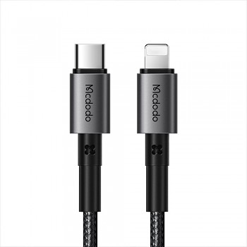 Mcdodo – datový kabel (CA-2850) – Type-C na Lightning, rychlé nabíjení PD, 3A, 36W, 1,2m – černý