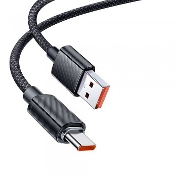 Mcdodo – datový kabel (CA-3650) – Type-C na USB-A, transparentní design, 100W, 1,2m – černý