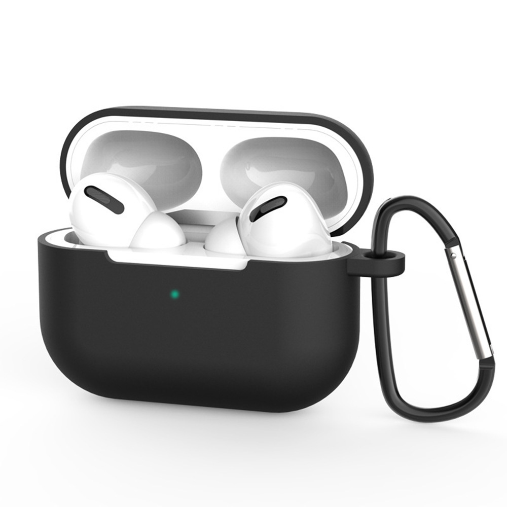 Levně Techsuit – silikonové pouzdro – pro AirPods Pro 3, hladký ultratenký materiál – černé