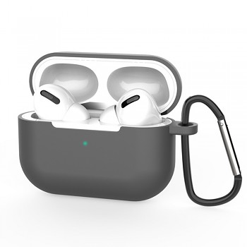 Techsuit - silikonové pouzdro - pro AirPods Pro 3, hladký ultratenký materiál - šedá