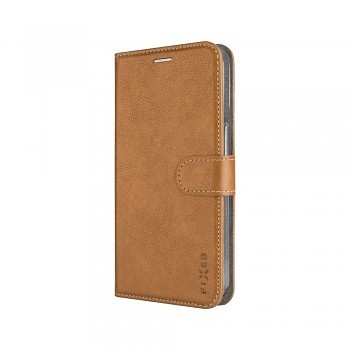 Pouzdro typu kniha FIXED Opus pro Samsung Galaxy A37 5G, hnědé