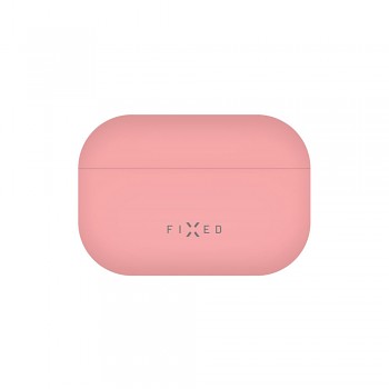 Ultratenké silikonové pouzdro FIXED Silky pro Apple AirPods Pro 3, růžové
