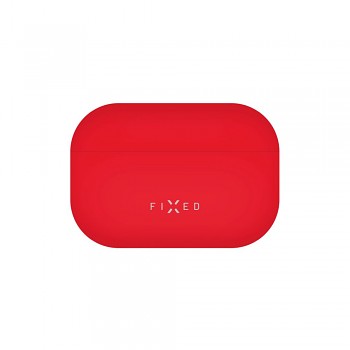 Ultratenké silikonové pouzdro FIXED Silky pro Apple AirPods Pro 3, červené