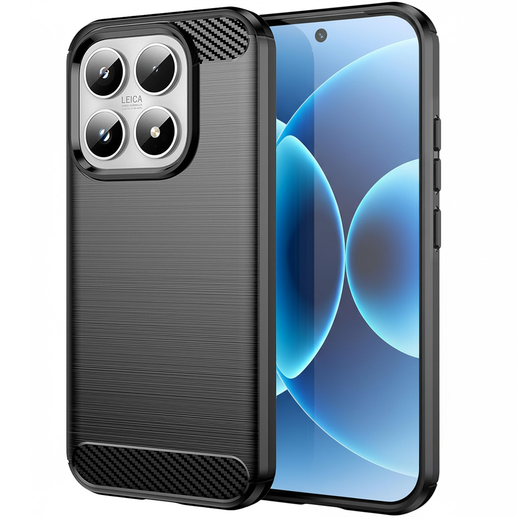 Levně Techsuit - karbonový silikon - Xiaomi 17 - černá