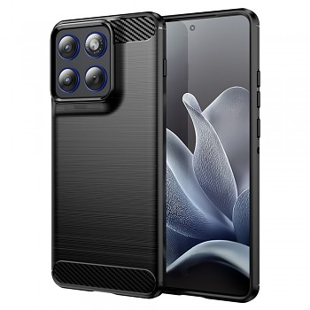Techsuit - Carbon Silicone - Motorola Edge 70 - černá