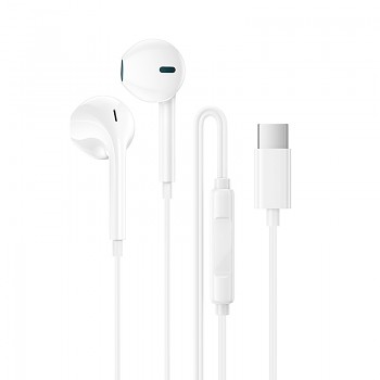 Borofone sluchátka BM100 Fuente s mikrofonem Type C (DAC) bílá